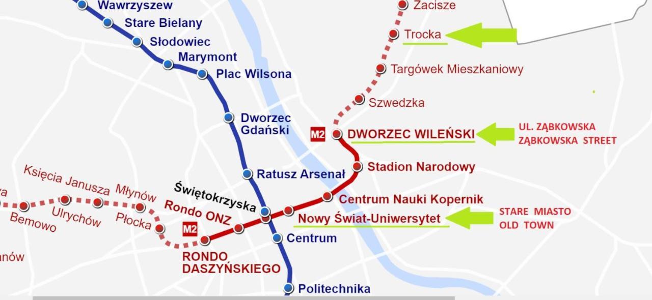 Metro Trocka Apartment Warsaw Luaran gambar